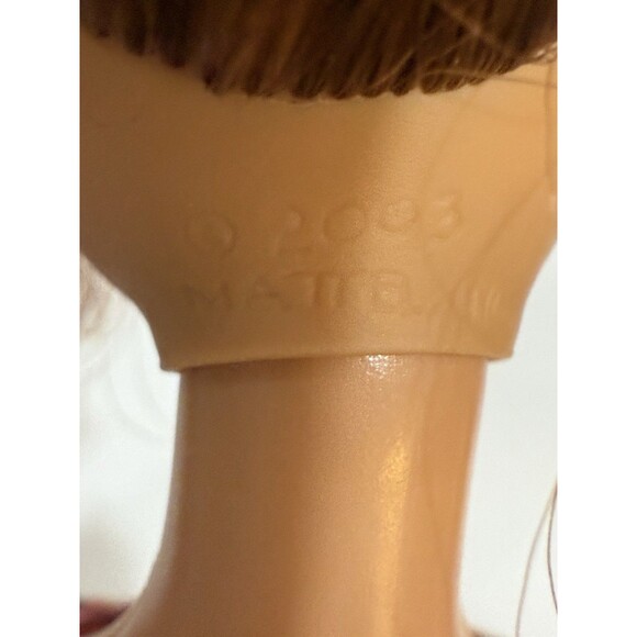 Vintage Barbie & Ballerina Tutu Genuine Barbie Fabric~1999 Body/2003 Head Mattel - Picture 10 of 14